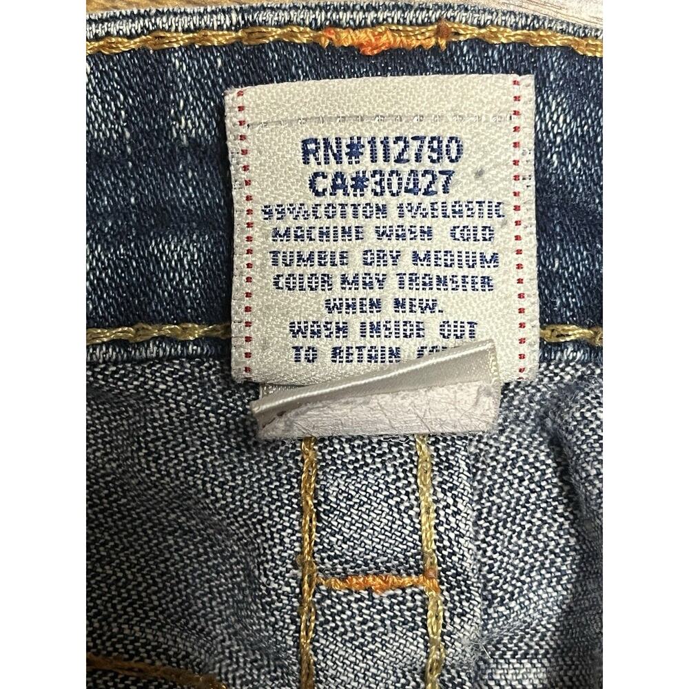 True Religion Bootcut Blue Denim Johnny Jeans Size 29‎ x 26 Blue Womens L… - Picture 9 of 11